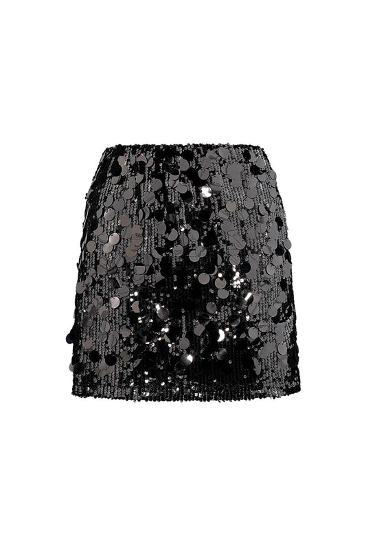 Glitter Rok - Zwart